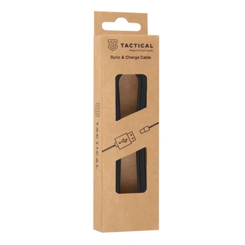 Tactical 006 Smooth Thread kábel USB-A - USB Type-C 2m fekete