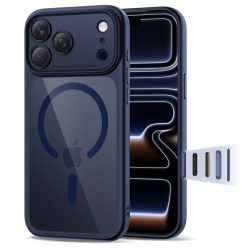   iPhone 17 Pro Max Tech-protect Magpeak Magsafe CC tok Mélykék/átlátszó