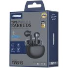 JELLICO vezeték nélküli fülhallgató TWS15 Fekete