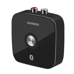   Bluetooth Vevő UGREEN CM123, 2 x RCA - 1 x Jack 3.5mm, Fekete