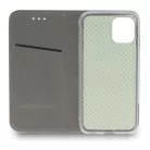 iPhone 13 Pro Max Mágneses Eco bőr fliptok sötétzöld