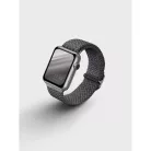 Apple Watch 38/40/41 mm Uniq Aspen fonott szíj szürke