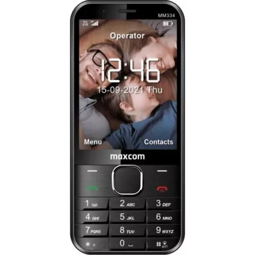 Mobiltelefon - MAXCOM MM 334 L FEKETE