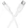 USB-C to USB-C Kábel Hoco X120, 60W, 3A, 1m, Fehér