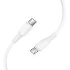 USB-C to USB-C Kábel Hoco X120, 60W, 3A, 1m, Fehér