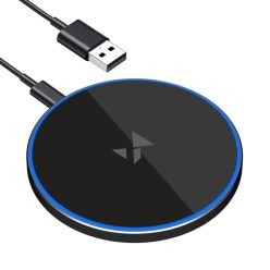   Wozinsky WLI-01Y 15W Qi Induktív Töltő USB-C Kábellel - Fekete