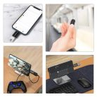 Wozinsky WALA-01 Lightning - USB-A OTG Adapter - Fekete