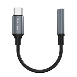 Wozinsky WACM-01 USB-C Adapter - 3.5mm Mini Jack - Fekete