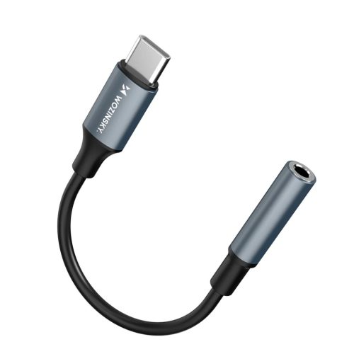 Wozinsky WACM-01 USB-C Adapter - 3.5mm Mini Jack - Fekete