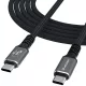 Wozinsky WPS-UY42S USB-C Thunderbolt 4 Kábel 240W 2m 4K - Fekete