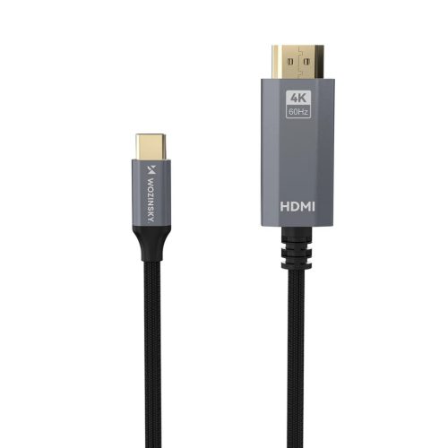 Wozinsky WCCH-01 USB-C - HDMI 4K 60Hz Kábel 1.8m - Fekete