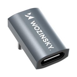  Wozinsky WPKF-01 szögletes USB-C - USB-C 40Gb/s 240W 8K OTG adapter - szürke