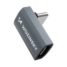 Wozinsky WPKF-01 szögletes USB-C - USB-C 40Gb/s 240W 8K OTG adapter - szürke