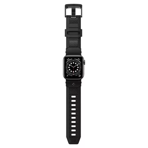 Spigen Rugged  Apple Watch 3 / 4 / 5 / 6 / 7 / 8 / SE (38 / 40 /41 mm) szíj matt fekete