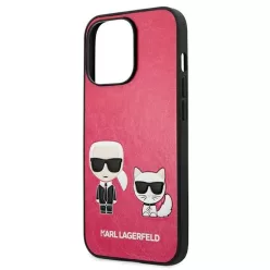   iPhone 13 Pro Max 6.7'' Karl Lagerfeld Ikonik Karl Choupette tok rózsaszín (KLHCP13XPCUSKCP)