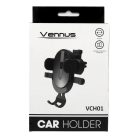 Vennus VH01 Univerzális autós telefontartó szellőzőre fekete
