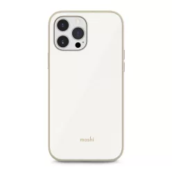   iPhone 13 Pro Max Moshi iGlaze prémium hibrid tok Pearl White