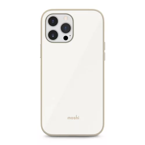iPhone 13 Pro Max Moshi iGlaze prémium hibrid tok Pearl White