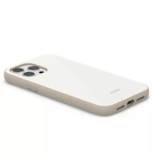 iPhone 13 Pro Max Moshi iGlaze prémium hibrid tok Pearl White