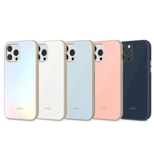 iPhone 13 Pro Max Moshi iGlaze prémium hibrid tok Pearl White