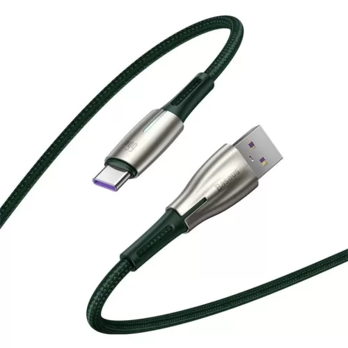 Baseus Cafule Series Metal USB - USB Type-C 66W kábel 25cm fekete (CAKF000001)