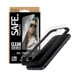   iPhone 17 Pro Max PanzerGlass® - SAFE. Ultra-Wide Fit Képernyővédő EasyAligner-rel - Átlátszó üvegfólia