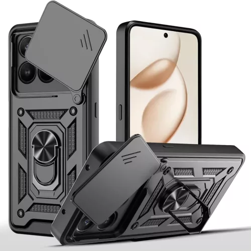 Honor 400 Smart Fekete Techsuit CamShield Series tok