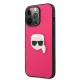 iPhone 13 Pro Max Karl Lagerfeld KLHCP13XPKMP Ikonik Karl Head PU tok pink