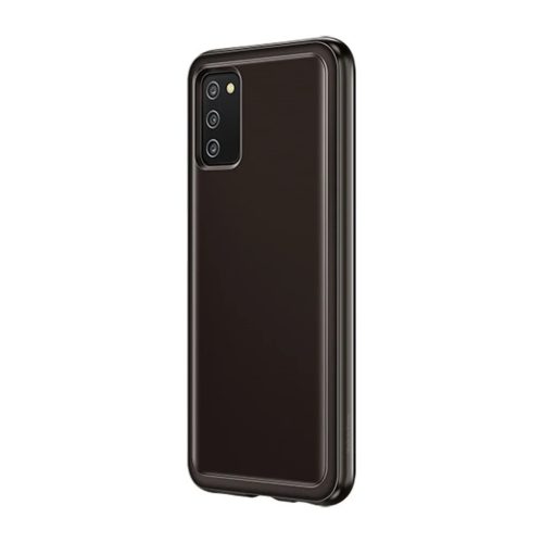 Samsung A03s Samsung EF-QA038TBEGEU Clear Cover gyári védőtok fekete