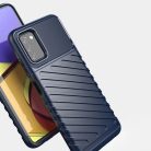 Samsung Galaxy A03s Thunder fokozott védelmet biztosító flexibilis TPU tok fekete