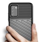 Samsung Galaxy A03s Thunder fokozott védelmet biztosító flexibilis TPU tok fekete