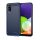 Samsung Galaxy A03s Carbon szénszál mintájú TPU tok kék Alphajack