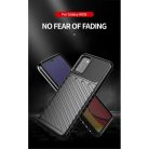 Samsung Galaxy A03s fokozott védelmet biztosító flexibilis TPU tok fekete Alphajack