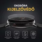 Apple Watch 7 (41mm) 3D kijelzővédő fólia fekete kerettel Alphajack