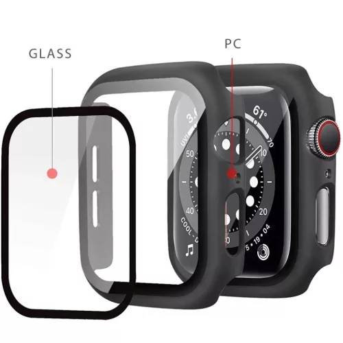 Apple Watch 7 (41mm) Tech-Protect Defense360 tok és üvegfólia fekete