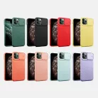 iPhone 13 Pro Max TPU tok kameralencse védővel rózsaszín Alphajack