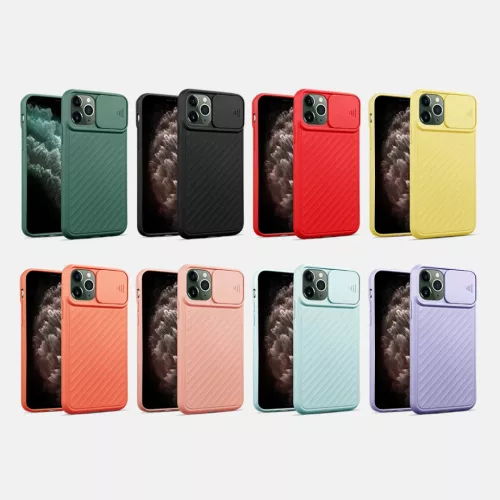 iPhone 13 Pro Max TPU tok kameralencse védővel rózsaszín Alphajack