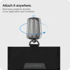 Spigen Faraday Kalitka RFID blokkoló autó kulcshoz fekete