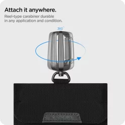 Spigen Faraday Kalitka RFID blokkoló autó kulcshoz fekete