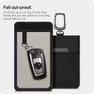 Spigen Faraday Kalitka RFID blokkoló autó kulcshoz fekete