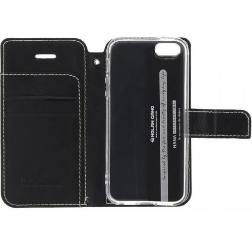 Samsung Galaxy A03s Molan Cano Issue fliptok fekete