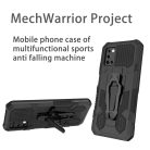 Samsung Galaxy A03s fokozott védelmet biztosító TPU tok kihajtható mágneses támasszal fekete Alphajack (PROTECTION-1)