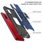 Samsung Galaxy A03s fokozott védelmet biztosító TPU tok kihajtható mágneses támasszal kék Alphajack (PROTECTION-2)