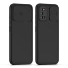 Samsung Galaxy A03s TPU tok kameralencse védővel fekete Alphajack