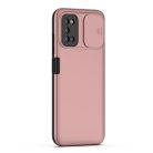 Samsung Galaxy A03s TPU tok kameralencse védővel rózsaszín Alphajack