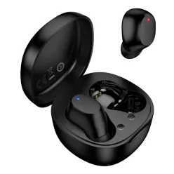 Borofone TWS Bluetooth fülhallgató BW97 Átlátszó fekete