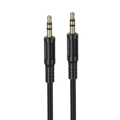   Borofone Kábel AUX BL25 Nice - jack 3,5mm to jack 3,5mm - 1 méter fekete