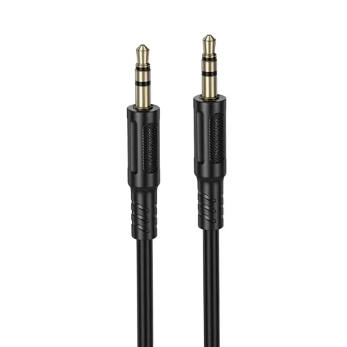 Borofone Kábel AUX BL25 Nice - jack 3,5mm to jack 3,5mm - 1 méter fekete