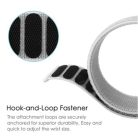 Apple Watch 4/5/6/7/8/SE (38/40/41mm) nylon óraszíj szürke színű Alphajack