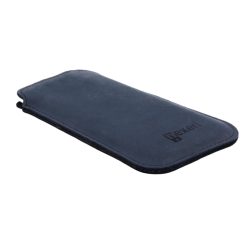   Samsung Galaxy A70/ A71/ A12/ A20s/ M51/ Note 9/ Note 10+ Nexeri Leather Pocket bőr tok XXL+ sötétkék